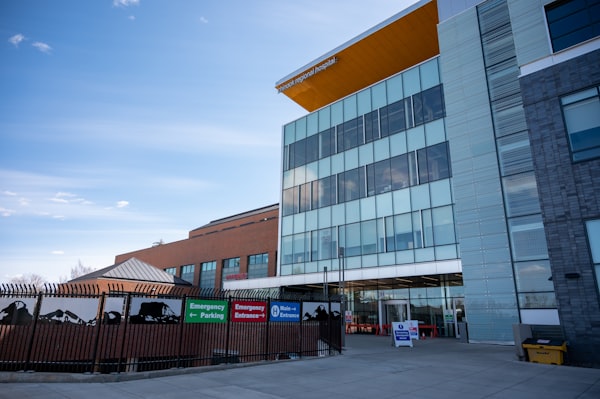 Medical clinic entrance